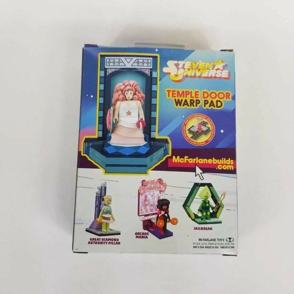 Steven Universe Rose Quartz Temple Door Warp Pad Building Set McFarlane New - Picture 9 of 12